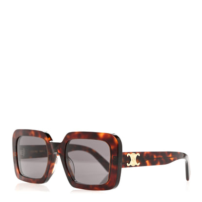 Celine Acetate Triomphe 01 Sunglasses CL 40304U Tortoise 1 of 7