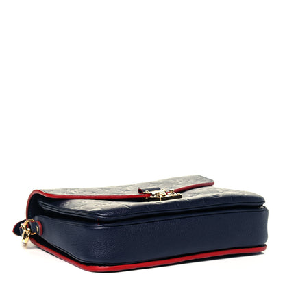 Louis Vuitton Empreinte Pochette Metis Marine Rouge 4 of 9
