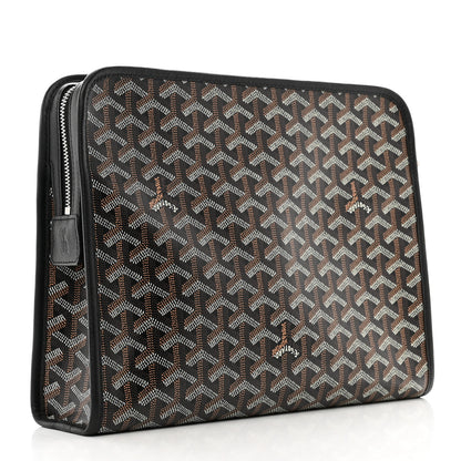 Goyard Goyardine Jouvence GM Toiletry Pouch Black 3 of 7