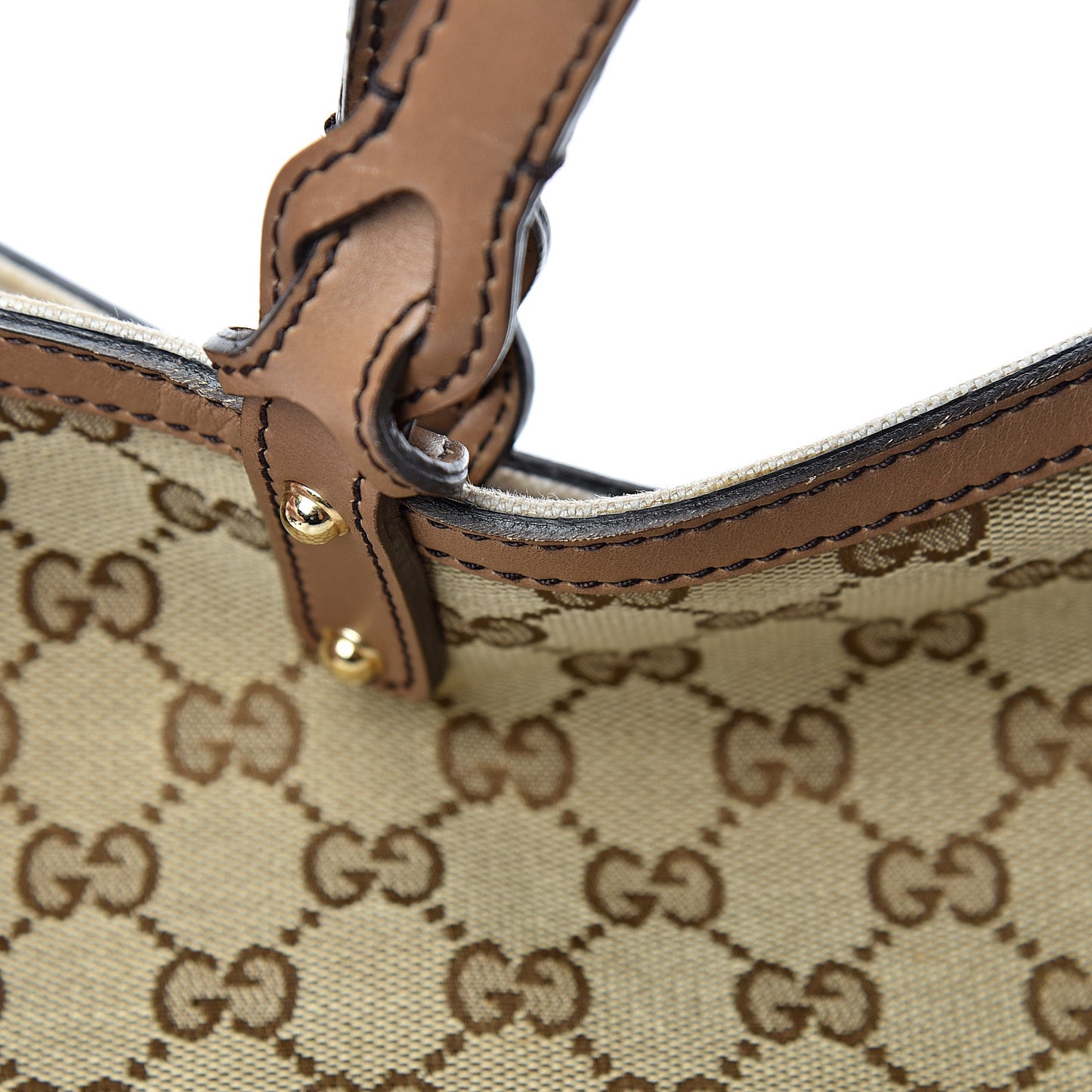 Monogram Large Craft Tote Light Brown