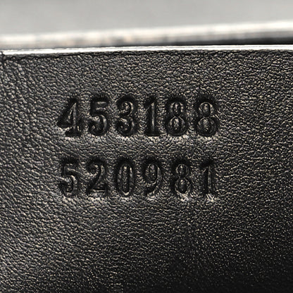 Gucci GG Supreme Monogram Calfskin Small Padlock Top Handle Bag Beige Black Cuir 7 of 15