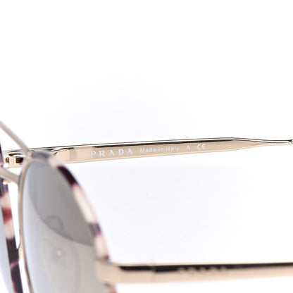 Prada Round Sunglasses SPR 51S Gold 5 of 8
