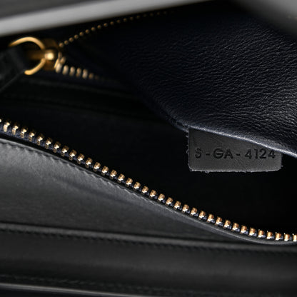 Celine Smooth Calfskin Striped Canvas Micro Luggage 8 of 15