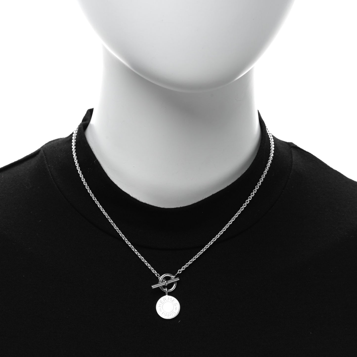 Sterling Silver Amulettes H Confettis Pendant Necklace