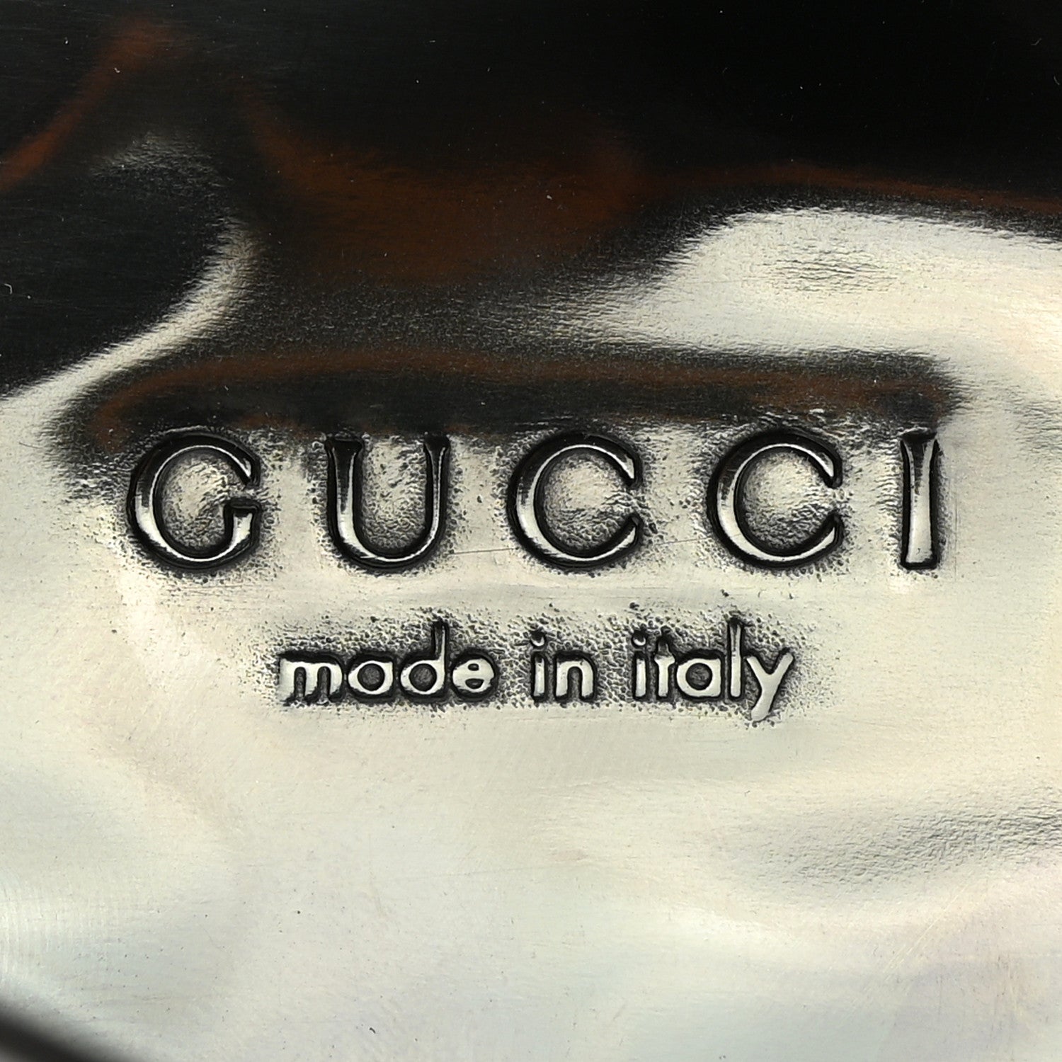 Gucci Shiny Rubber Double G Buckle Strap Sandals 8 Black 8 of 11