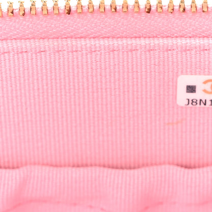 Chanel Lambskin Quilted Polly Pocket East West Top Vanity With Chain Pink 8 of 12