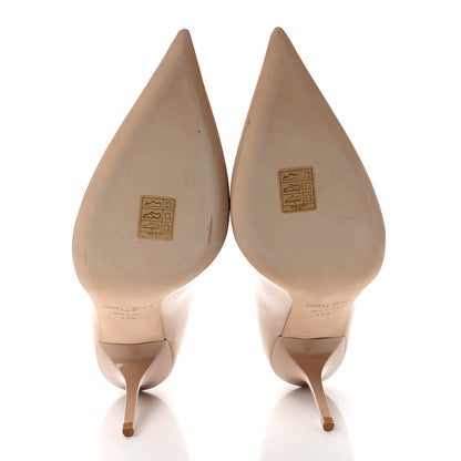 Jimmy Choo Patent Agnes 85 Pumps 41.5 Powder Pink 5 of 8