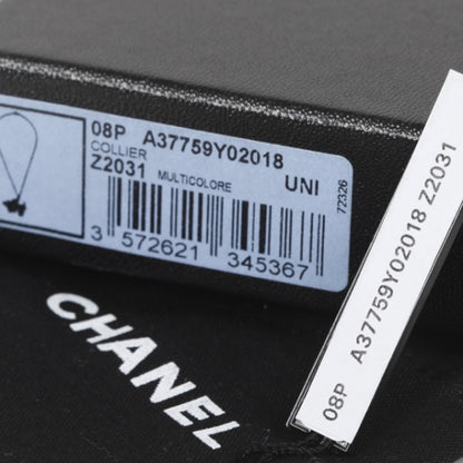 Chanel Resin Butterfly CC Necklace Multicolor 6 of 6