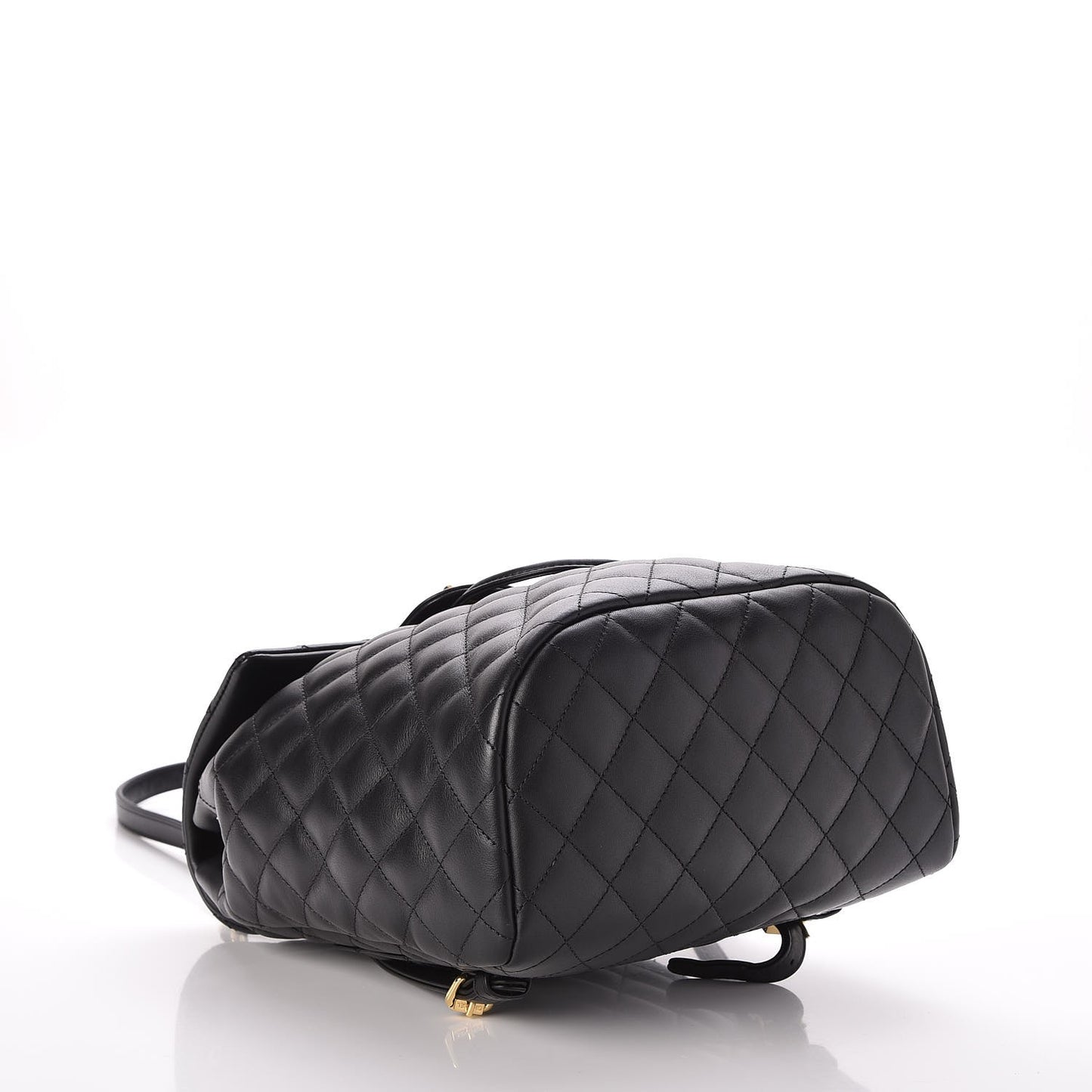 Calfskin Quilted Small Urban Spirit Backpack Black