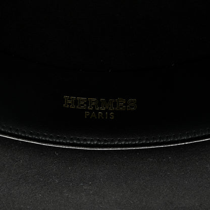 Hermes Beaver Felt Bruna Chaine d'Ancre Hat 58 Black 10 of 12