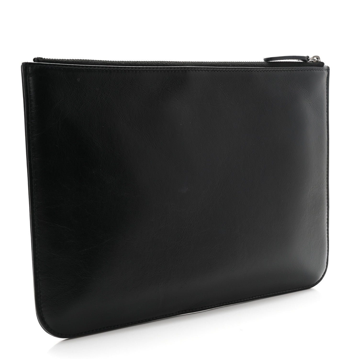 Chanel Aged Calfskin Medium Charms Deauville Pouch Black 3 of 8