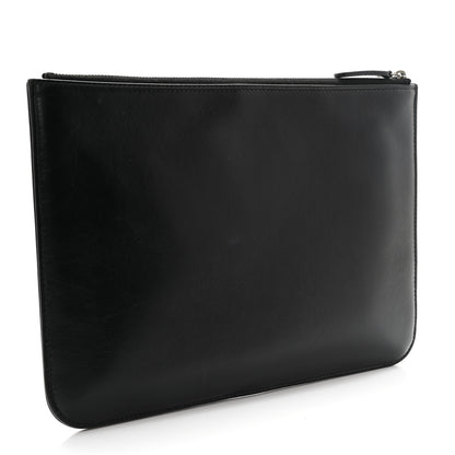 Chanel Aged Calfskin Medium Charms Deauville Pouch Black 3 of 8