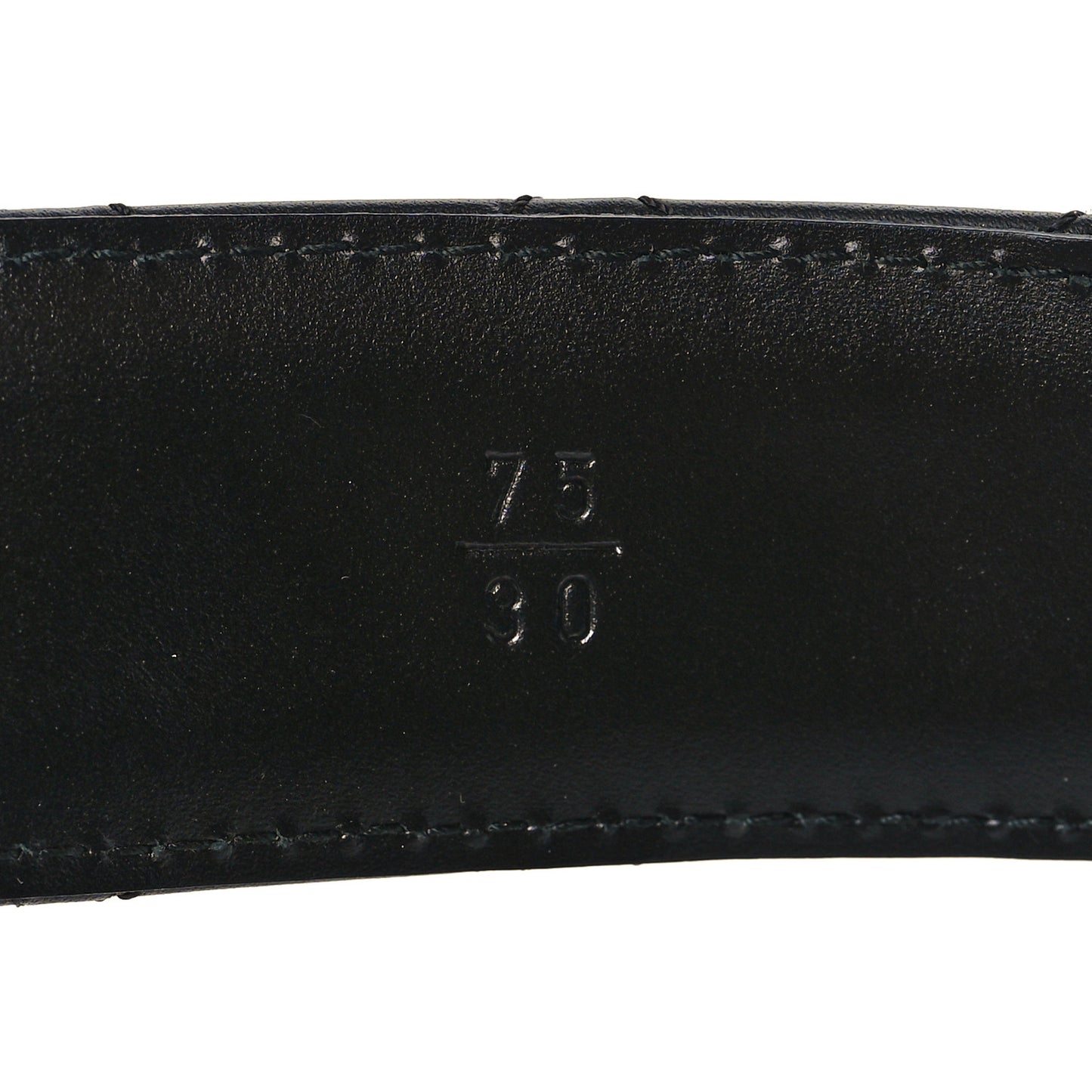 Lambskin Quilted CC Chain Belt 75 30 Black