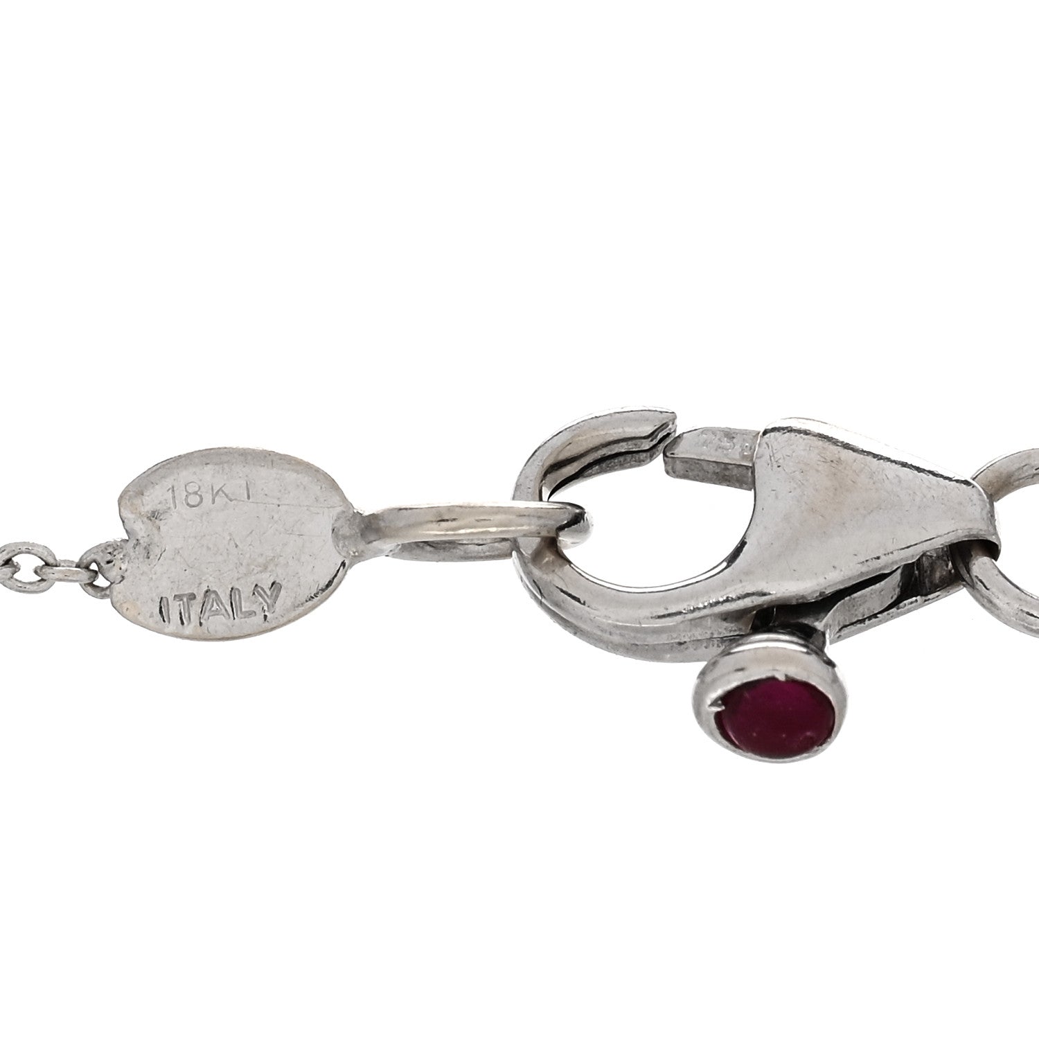 Roberto Coin 18K White Gold Diamond By the Inch Five Station Bracelet 3 of 3