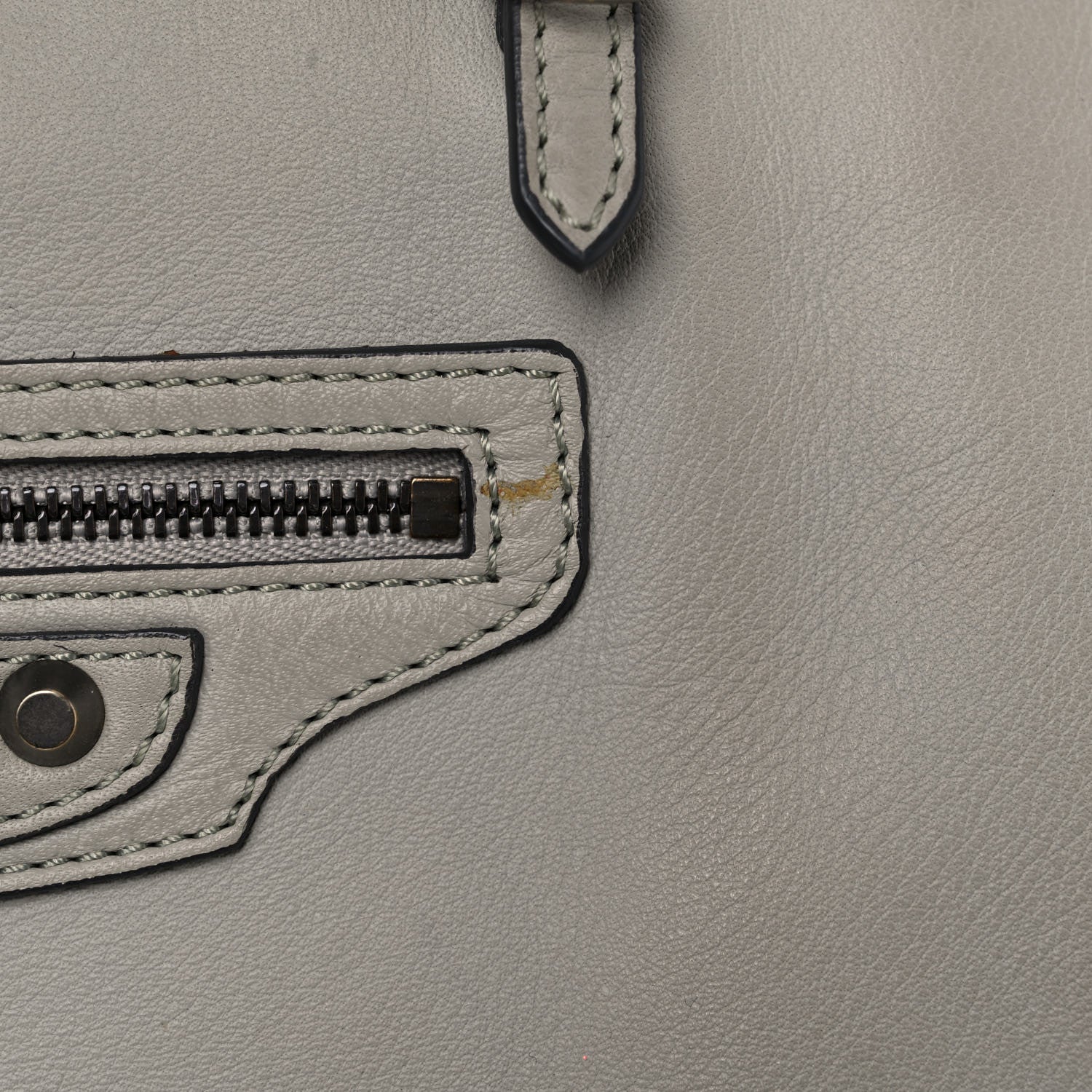 Balenciaga Veau Papier A4 Zip Around Tote Gray 23 of 32