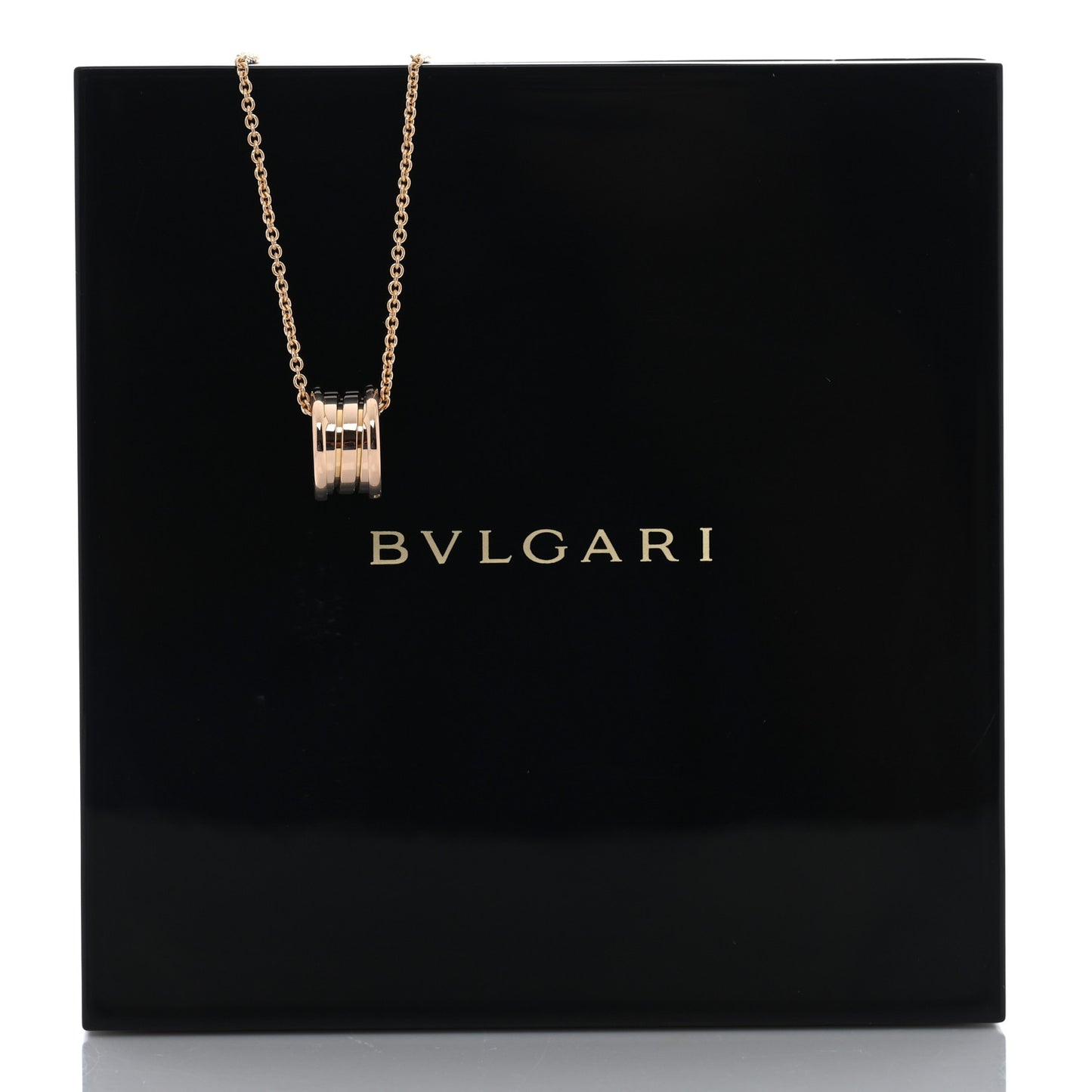 18K Rose Gold B.Zero1 Pendant Necklace