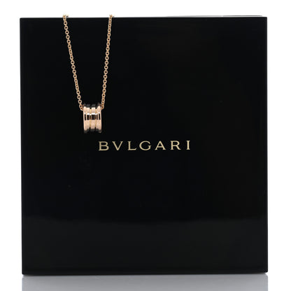 Bulgari 18K Rose Gold B.Zero1 Pendant Necklace 5 of 5