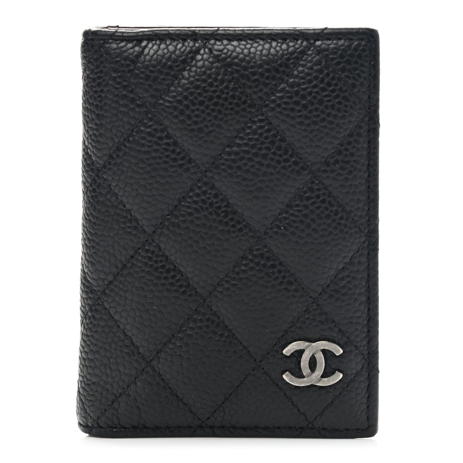 Chanel Caviar Quilted Card Holder Wallet Black 1 of 7