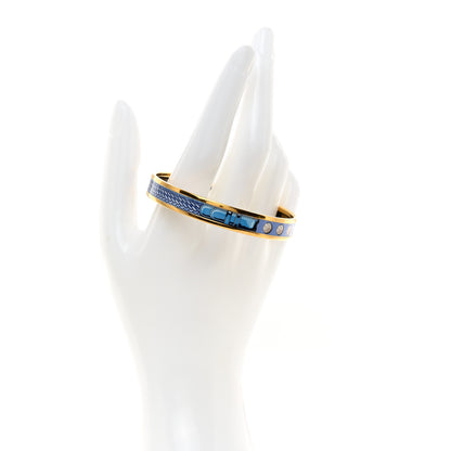 Hermes Enamel Printed Narrow Bracelet 65 2 of 6