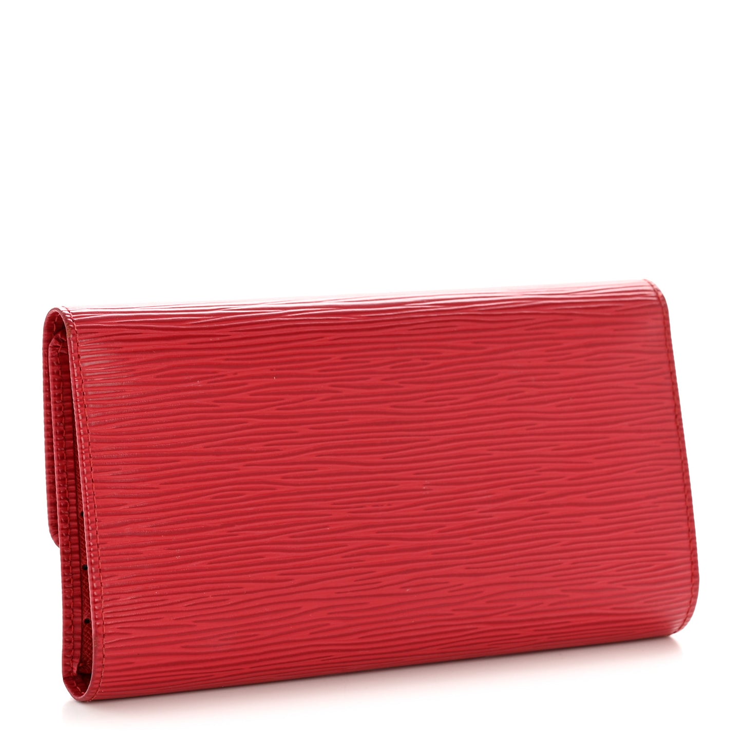 Epi Porte Tresor International Wallet Castillan Red