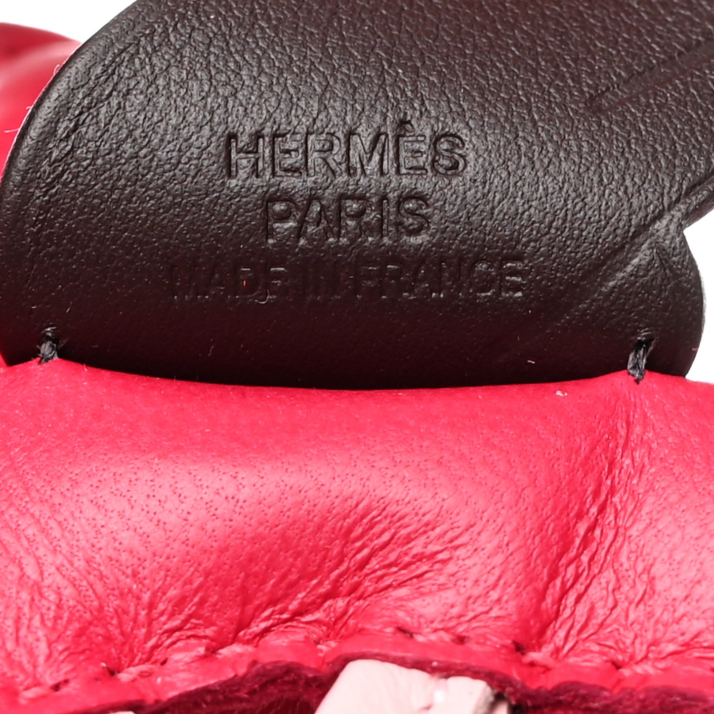 Milo Lambskin Grigri Rodeo Pegase Horse Bag Charm PM Framboise Rose Sakura Rouge Sellier