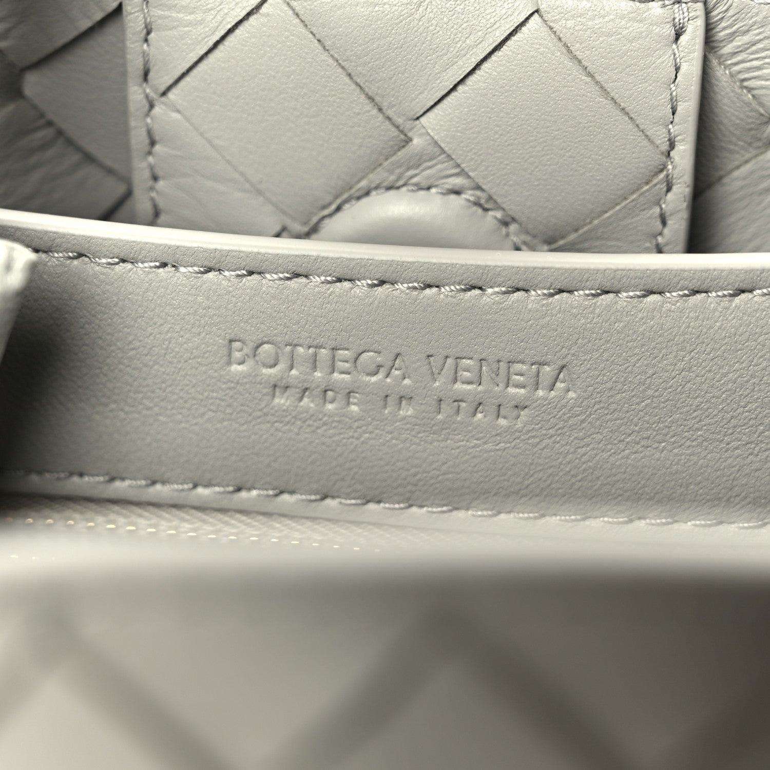 Bottega Veneta Nappa Intrecciato Small Andiamo Shoulder Bag Sterling 7 of 10