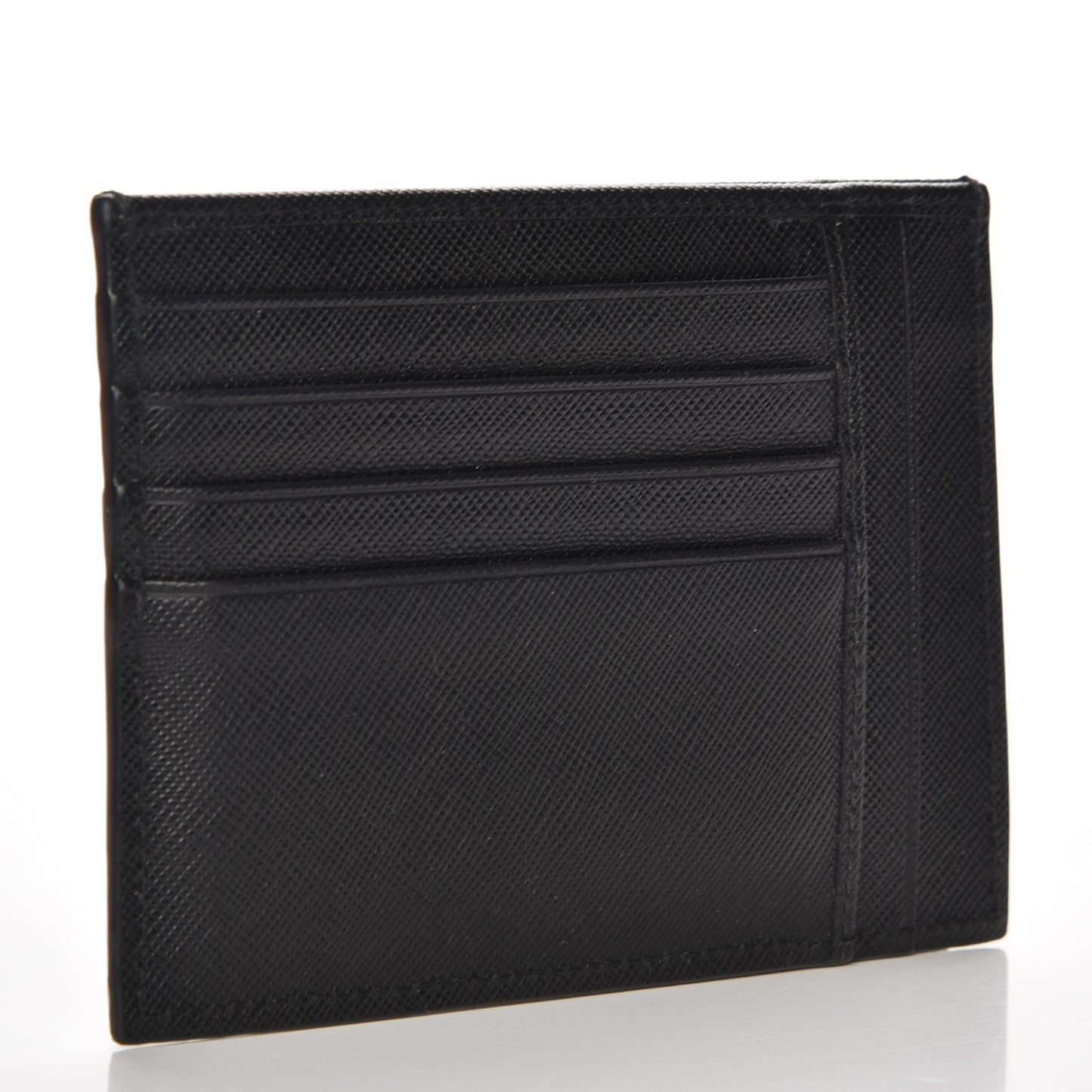 Saffiano Card Holder Nero Black