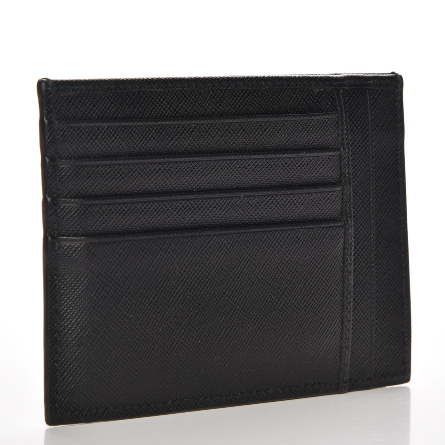 Prada Saffiano Card Holder Nero Black 3 of 9