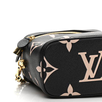 Louis Vuitton Empreinte Monogram Giant Vanity PM Black Beige 9 of 10