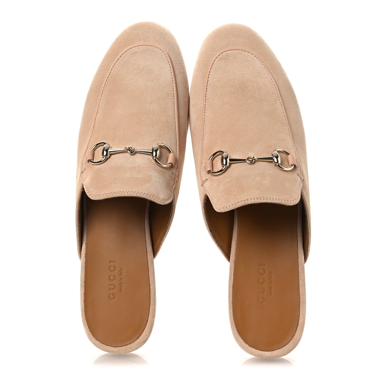 Suede Womens Princetown Slippers 38.5 Rose Dust