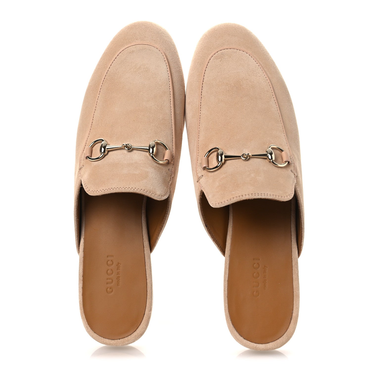 Gucci Suede Womens Princetown Slippers 38.5 Rose Dust 2 of 11