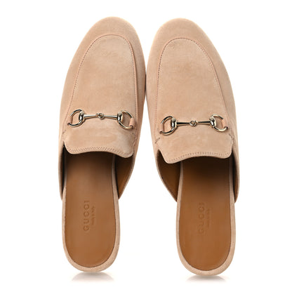 Gucci Suede Womens Princetown Slippers 38.5 Rose Dust 2 of 11