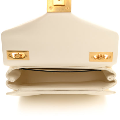 Valentino Garavani Nappa One Stud Chain Clutch Ivory 4 of 8
