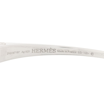 Hermes Sterling Silver Clou de Forge Toggle Bracelet LG 3 of 3