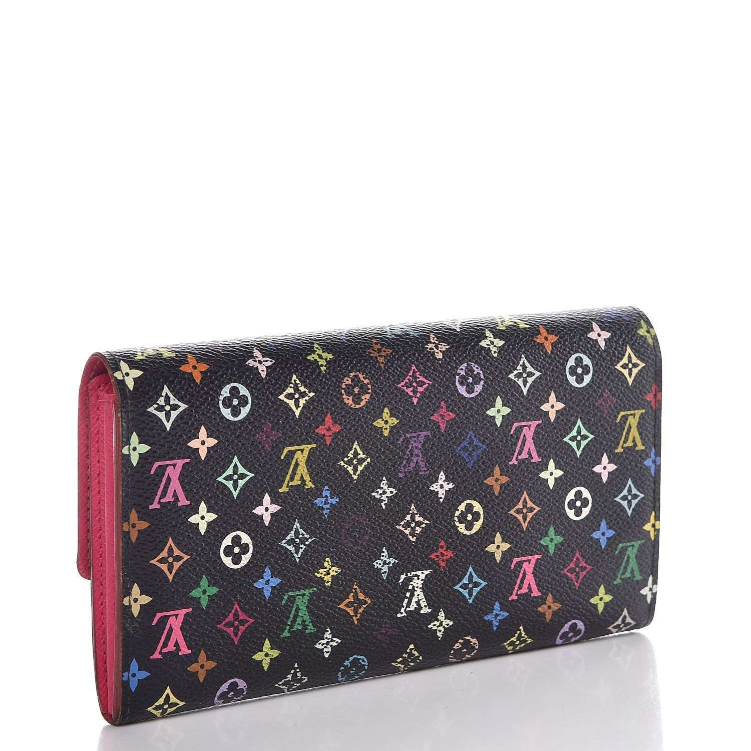 Louis Vuitton Monogram Multicolor Sarah Wallet Black Grenade 3 of 16