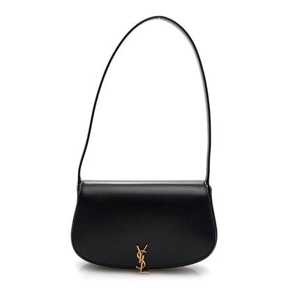 Saint Laurent Box Calfskin Mini Voltaire Shoulder Bag Black 1 of 9