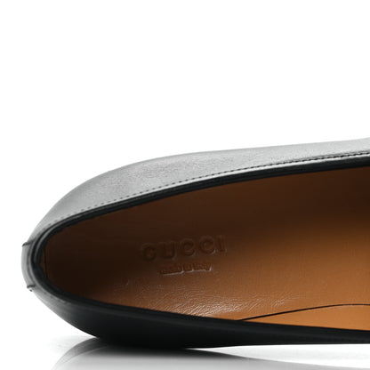 Gucci Calfskin Womens Jordaan Loafers 39.5 Black 7 of 8