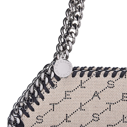 Stella McCartney Canvas Logo Mini Falabella Tote Sand 10 of 10