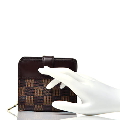 Louis Vuitton Damier Ebene Zippe Zipped Compact Wallet 2 of 7
