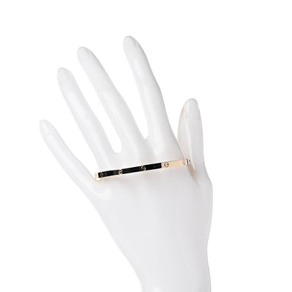 Cartier 18K Yellow Gold Small LOVE Bracelet 17 2 of 6