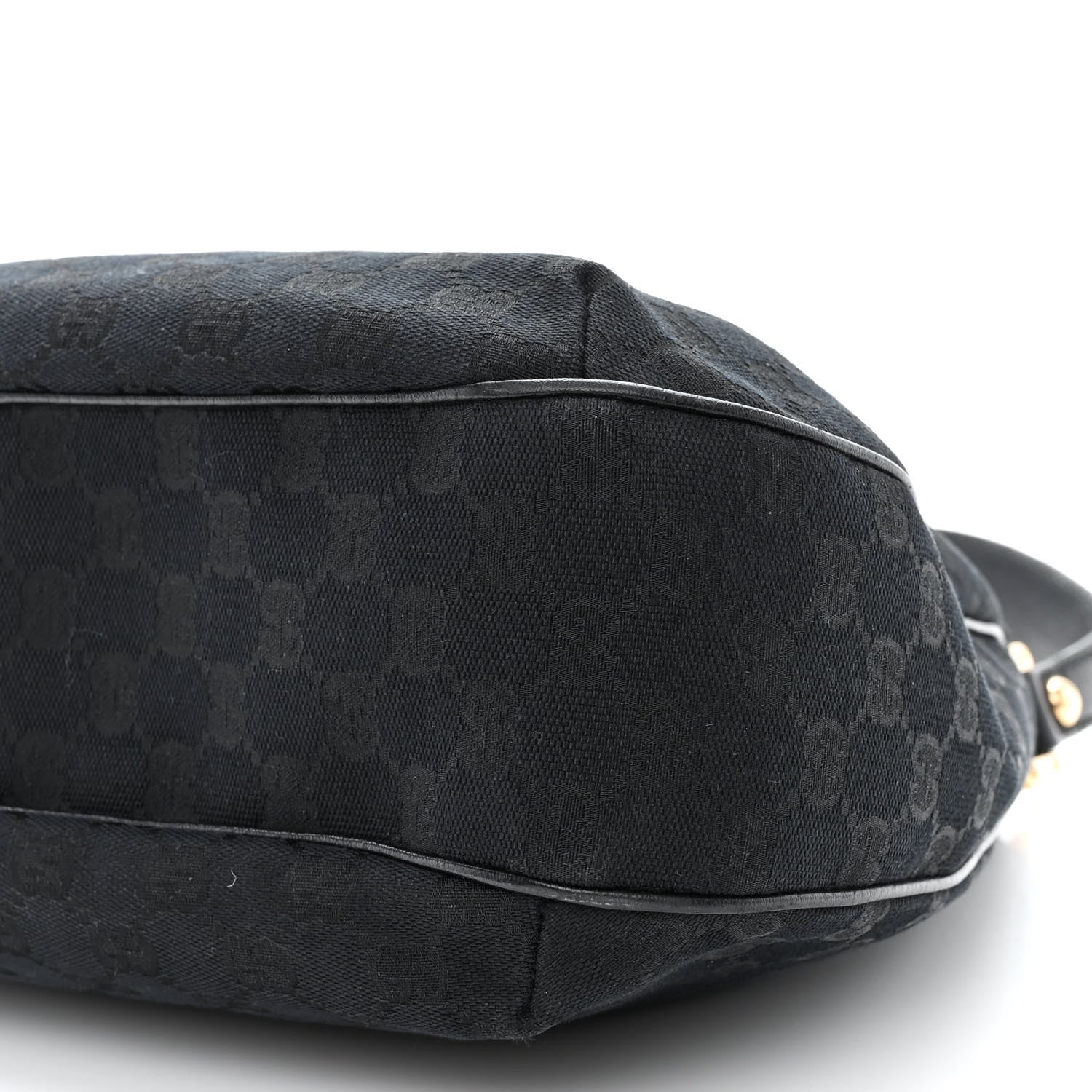 Gucci Monogram New Ladies Web Hobo Black 10 of 15