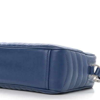 Prada Soft Calfskin Diagramme Crossbody Bag Bleuette 10 of 10