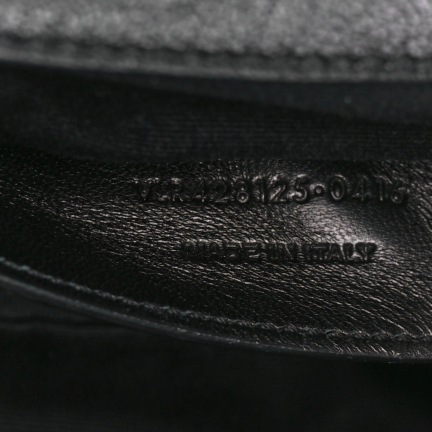 Sheepskin Tri-Quilt Monogram Medium College Bag Black Black