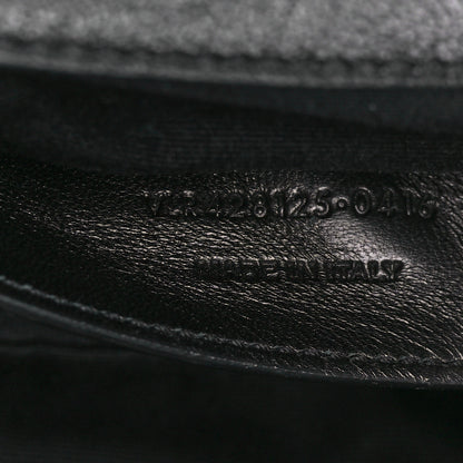 Saint Laurent Sheepskin Tri-Quilt Monogram Medium College Bag Black Black 8 of 12
