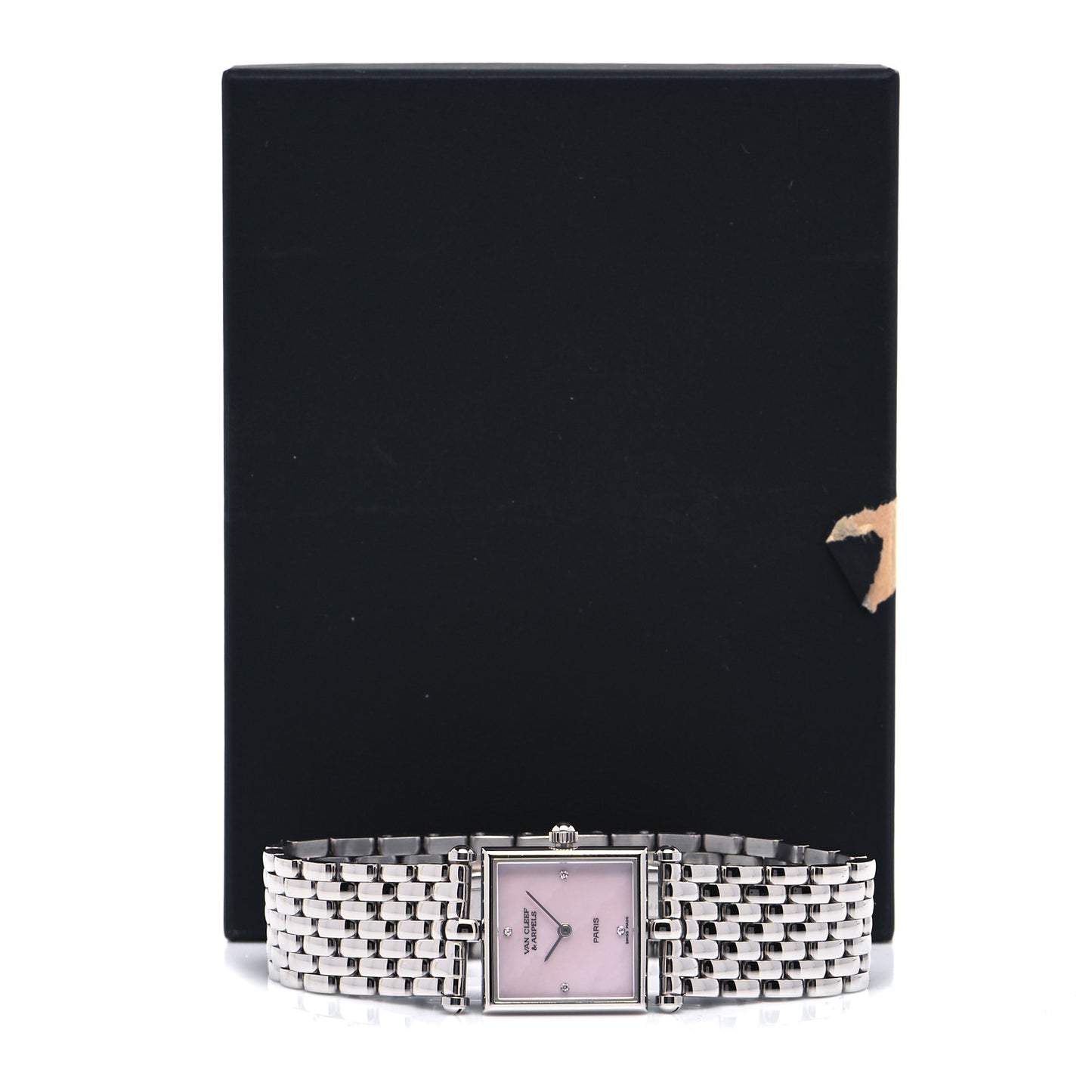 Stainless Steel Diamond Pink Mother of Pearl 20mm Classique Quartz Watch