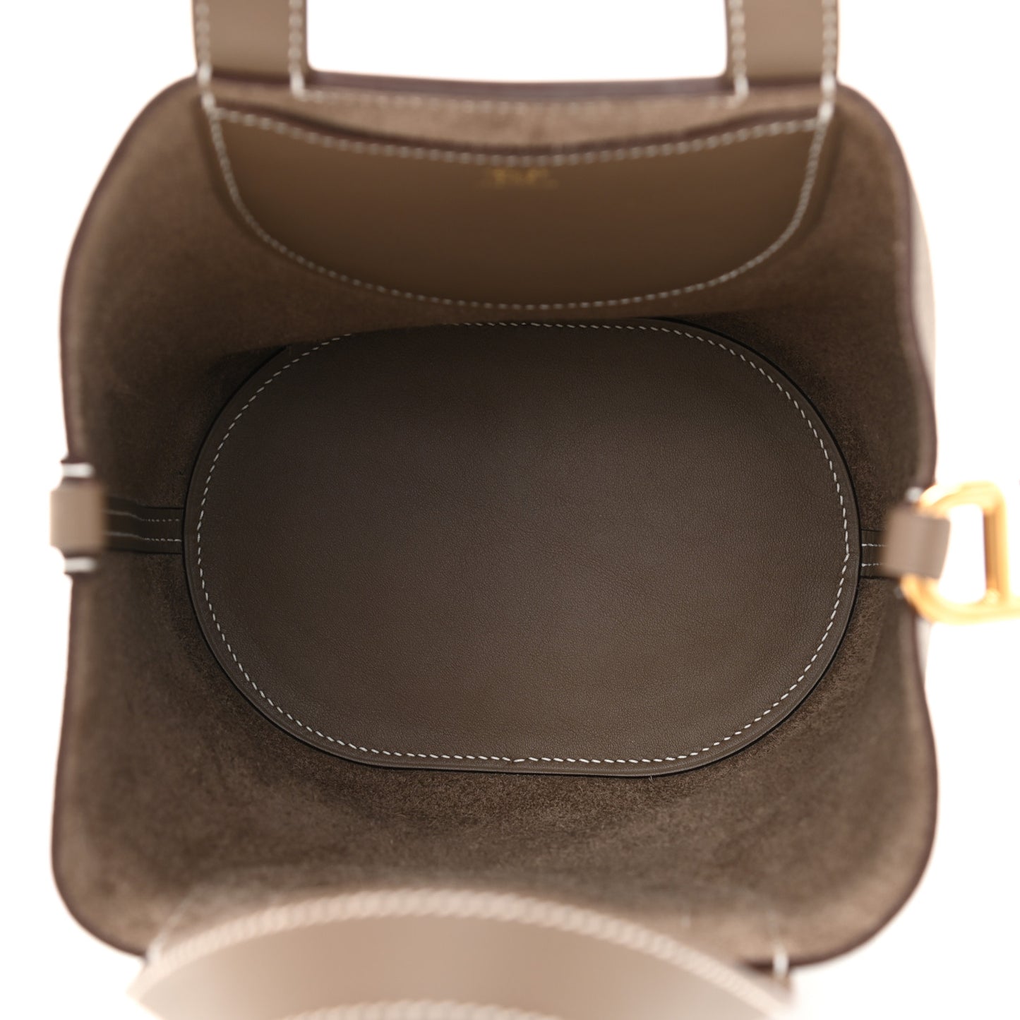 Taurillon Clemence Swift In-The-Loop 18 Bag Etoupe