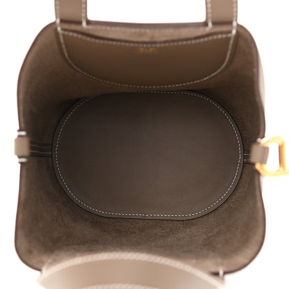 Hermes Taurillon Clemence Swift In-The-Loop 18 Bag Etoupe 5 of 11