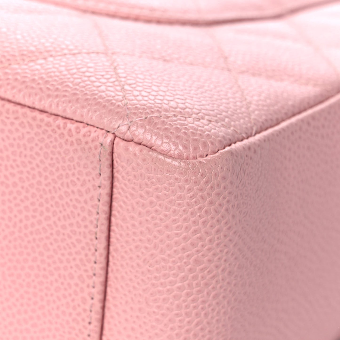 Caviar Quilted Petit Shopping Tote PST Pink