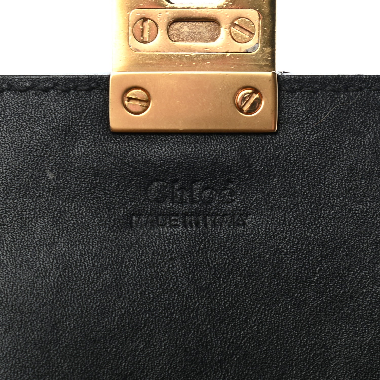 Chloe Suede Calfskin Patchwork Drew Shoulder Bag Black 5 of 9