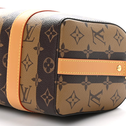 Louis Vuitton X NIGO Reverse Monogram Stripes City Keepall Bandouliere Brown 9 of 10